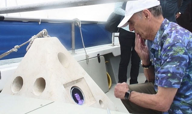 David Tagg (pictured) told the Daily Mail that laying his wife, Linda, to rest in a reef felt like 'the sensible thing to do' for a nature lover and keen diver