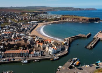 Pretty Scottish town with popular holiday park is home to Alan Carr's new Traitor's-like castle