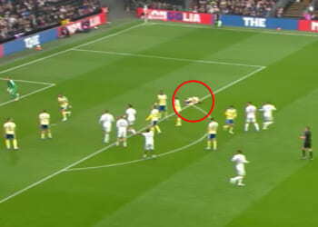 'Hell of a spot' - Southampton concede freak goal against Fulham but eagle-eyed referee rules it out over rule break