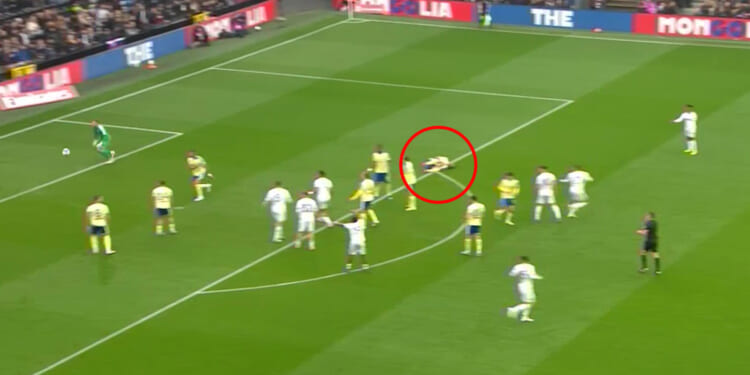 'Hell of a spot' - Southampton concede freak goal against Fulham but eagle-eyed referee rules it out over rule break