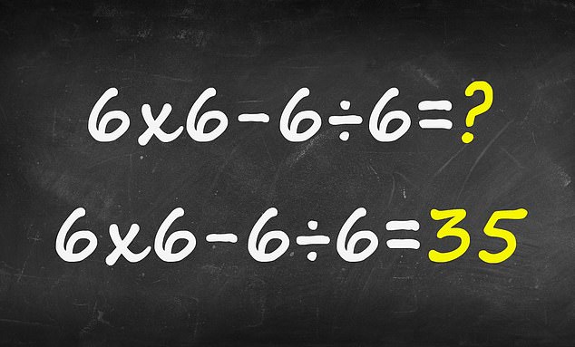 Using PEMDAS, you get the answer of 35. Did you solve it?