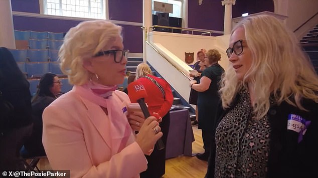 In one clip, Ms Keen could be seen interviewing the NWC CEO, Louisa Matthews