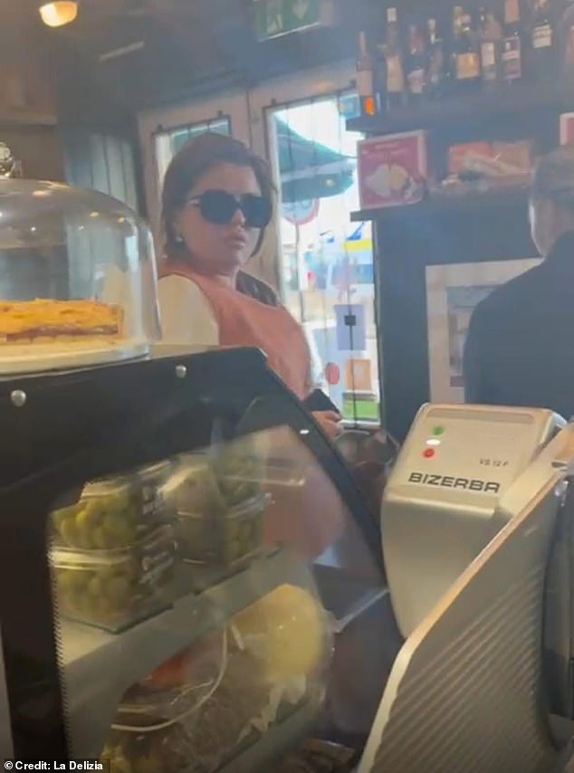 Despite Mr Esposito apologising and immediately offering to remove the offending dish from their bill, the group refused to pay for anything at all and began to leave