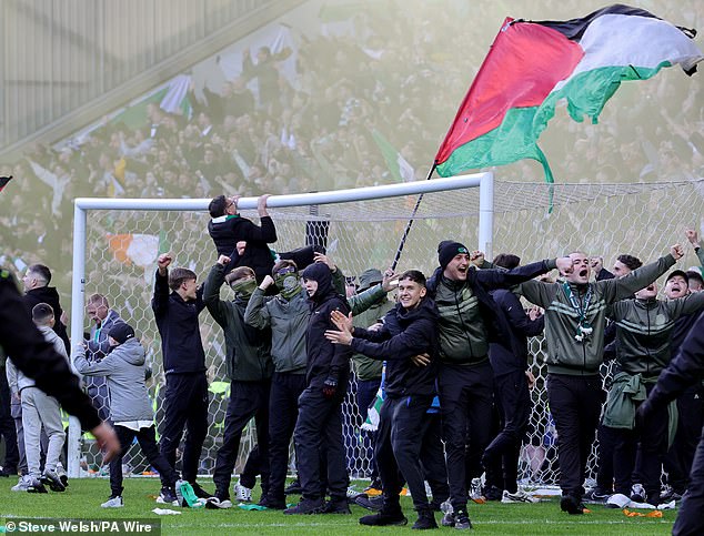 Police separated supporters until the home fans retreated and the situation calmed