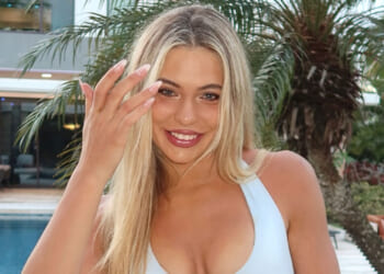 Jake Paul's fiancee Jutta Leerdam stuns in bikini top as she shares update with fans after Winter Olympics triumphs