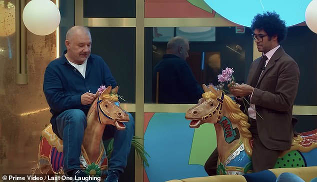 During the final joke showdown, comedians Bob and Richard shared a hilarious interaction as the Would I Lie To You Star tried to crack the actor with a series of one-liner jokes