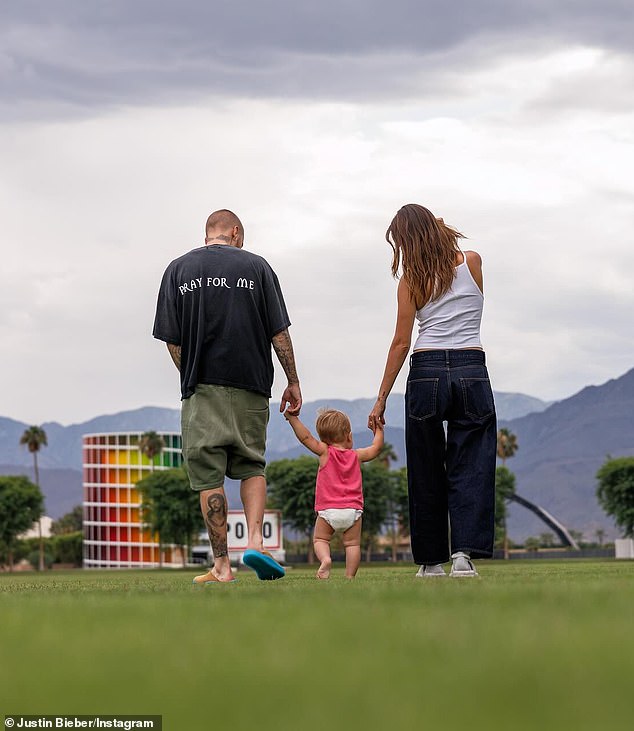 The couple, who wed in 2018, are parents to 18-month-old son Jack Blues Bieber