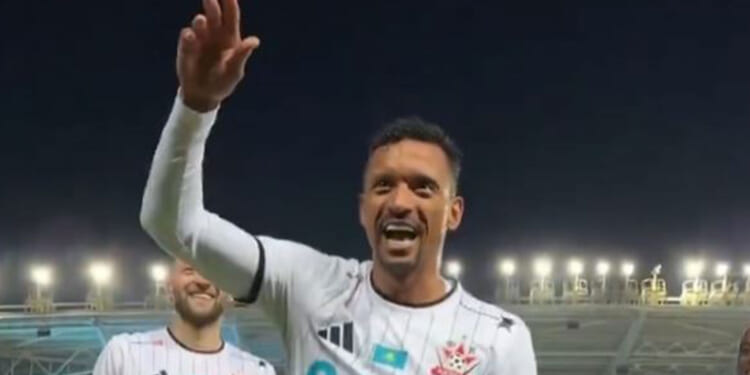Man Utd hero, 39, shines on debut for Kazakhstan club then instantly wins over fans with chant