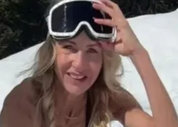 I’m 56 & people always tell me I’m ‘too old to ski’, but the trolling gets worse when they see my outfit on the slopes