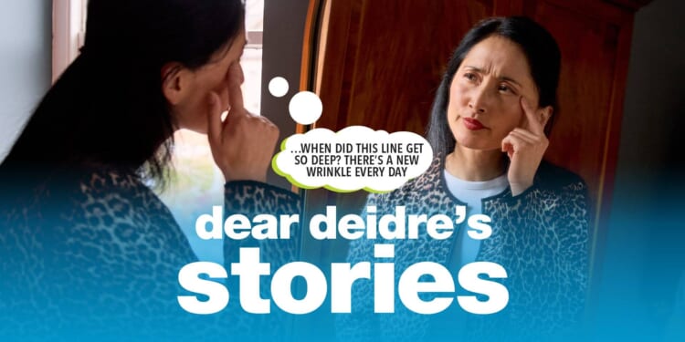 Clare looks tired and notices a new wrinkle every single day