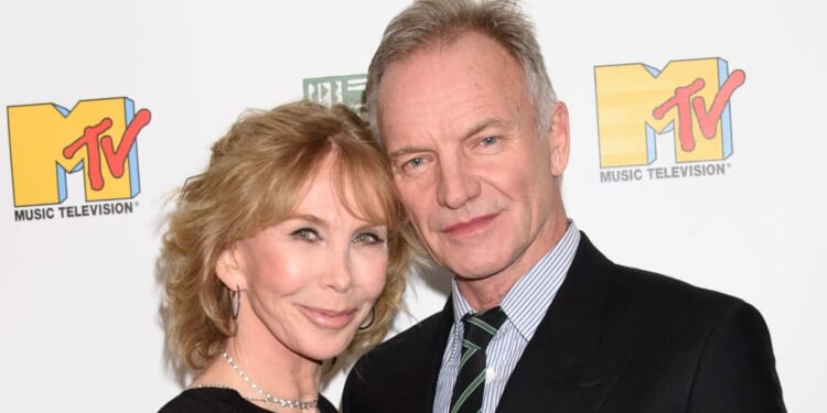 Sting and his wife Trudie win coveted Crufts prize with Irish Wolfhound after entering four dogs in show