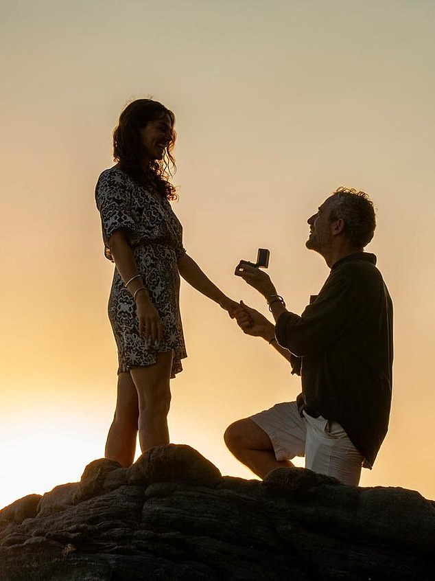 The couple got engaged in Mexico on February 8