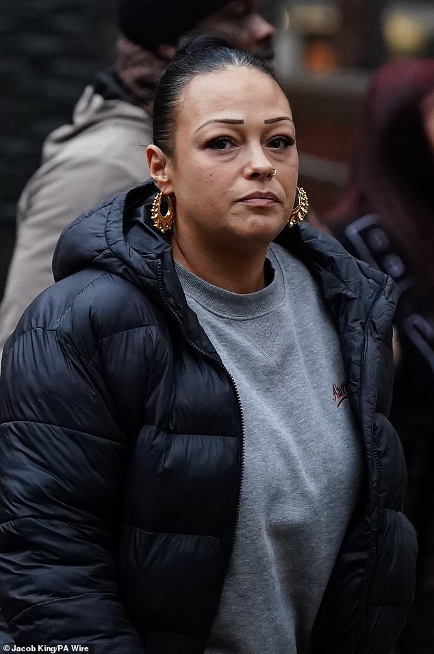 Leo's mother, Rachel Fisher, leaves Birmingham Crown Court with tears in her eyes following Moulton's sentencing