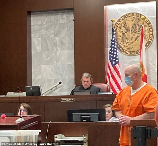 Orme in court for sentencing by Bay County Circuit Court Judge Brantley Clark in March 2022