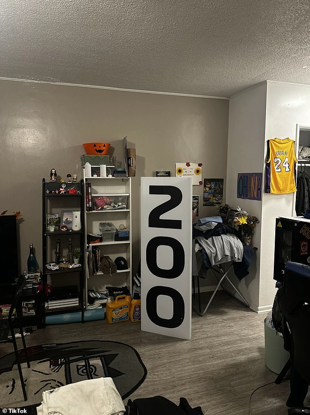 Another impressive keepsake was this race marker, which one fan managed to get back home