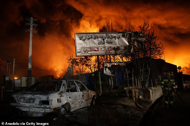 Iran's capital, Tehran, erupted into flames on Sunday as Israel and the US launched a fresh wave of devastating strikes