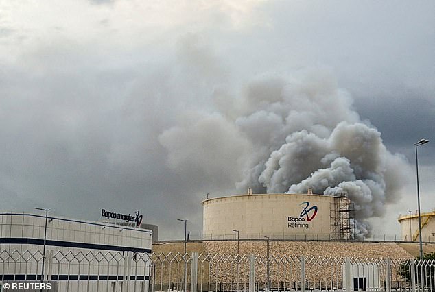 Bapco confirmed the strike on its 405,000-barrel-per-day refinery, however said there were no fatalities