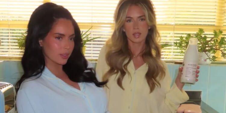 Influencers Sophia and Cinzia slammed for selling pyjamas for almost £100 as fans ask ‘how much?’