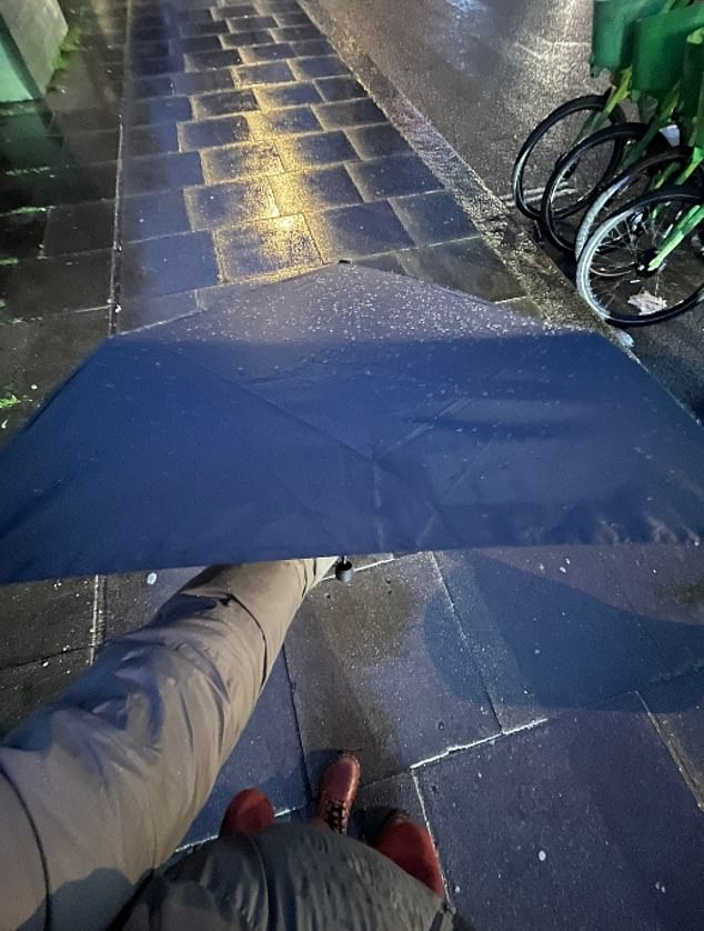 Alesia, when trying out the umbrella, said it was 'small but mighty'