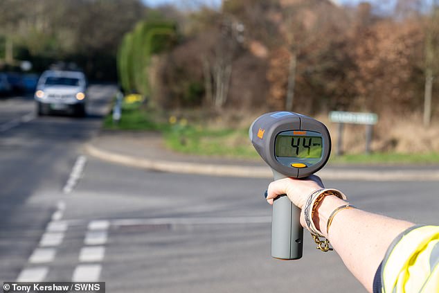 The couple have spotted over 100 motorists speeding in just a few months, with the highest recorded speed in a 30mph zone being 50mph