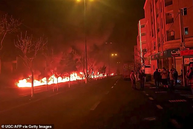 Video emerged showing flames engulfing neighborhoods across Tehran as civilian ran for safety. It is unclear how many casualties occurred from the Israeli operation