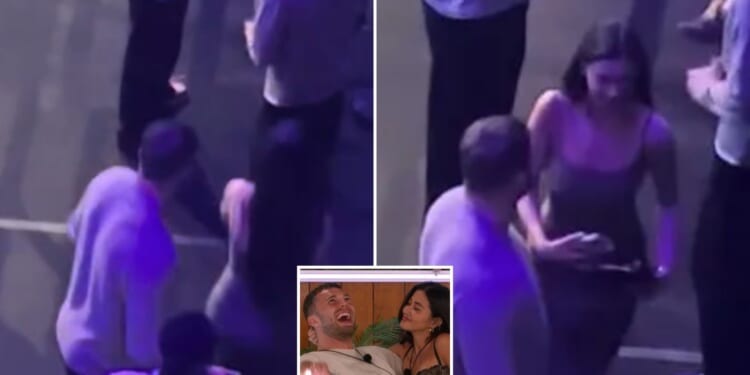 Love Island’s Curtis already getting close to new girl just weeks after Kyra split as they’re spotted at together