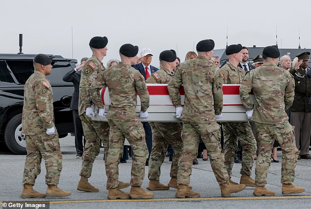 On Sunday, a seventh US service member was confirmed to have been killed in the war. Six others were honored in a dignified transfer ceremony on Saturday