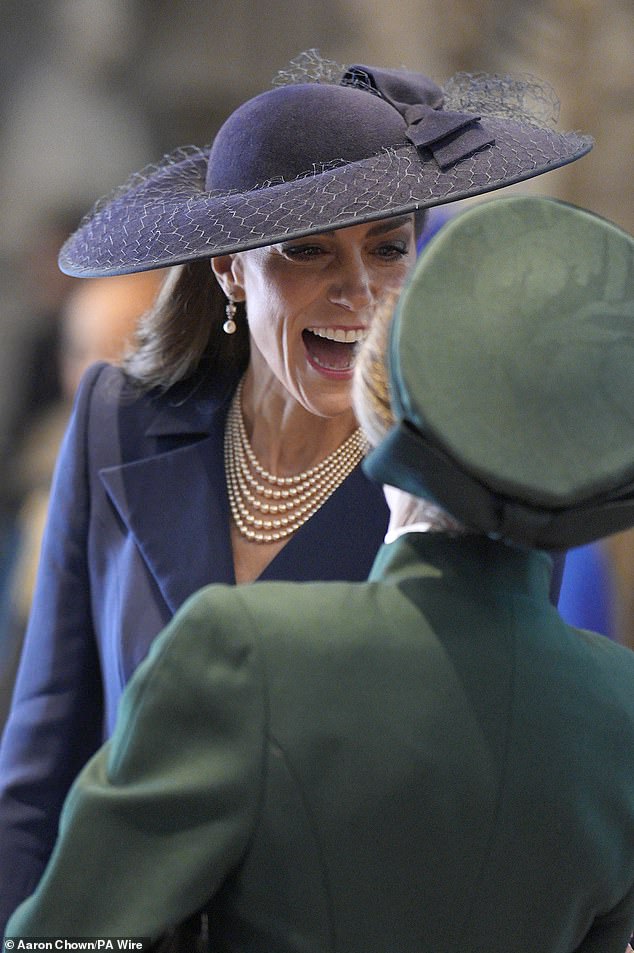 Kate was equally pleased to see The Princess Royal