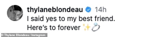 Thylane Blondeau has confirmed her engagement to Ben Attal after the Parisian DJ proposed during a romantic trip to Greece