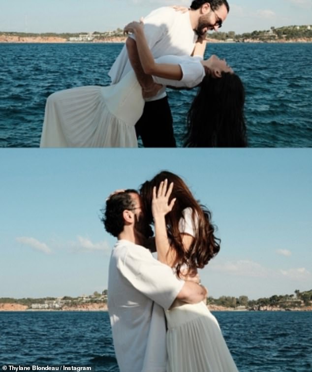 The model accepted Attal's proposal some two months on from the death of her stepfather