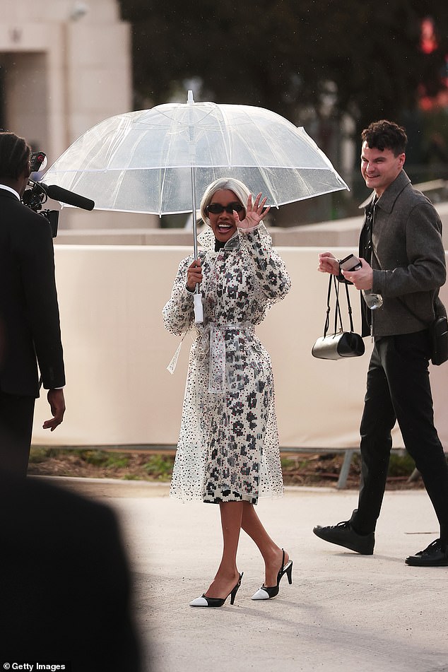 Teyana boosted her height with huge heels