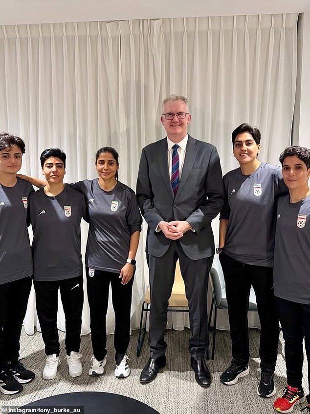 Home Affairs Minister Tony Burke signed off on humanitarian visas for five players late Monday night