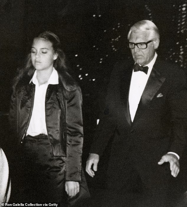 Jennifer and her father during 12th Annual Academy of Arts Awards at the Beverly Wilshire Hotel in Beverly Hills