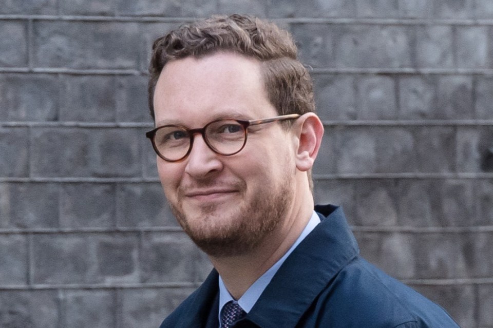 Darren Jones, Chancellor of the Duchy of Lancaster, smiling for the camera in Downing Street.