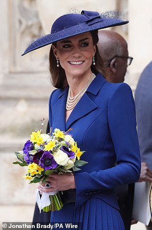Since debuting the earrings on Remembrance Sunday in 2016, Kate has been the exclusive wearer of these earrings