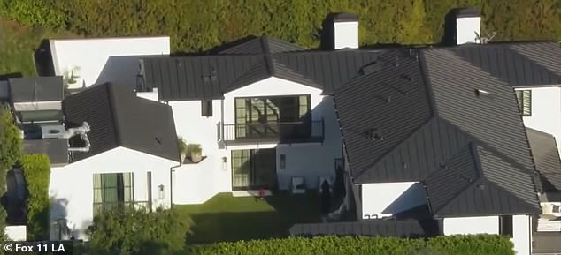 The alleged shooter allegedly made disturbing threats directed toward Rihanna just days before allegedly firing at her home, the Daily Mail revealed on Monday; Rihanna home is pictured