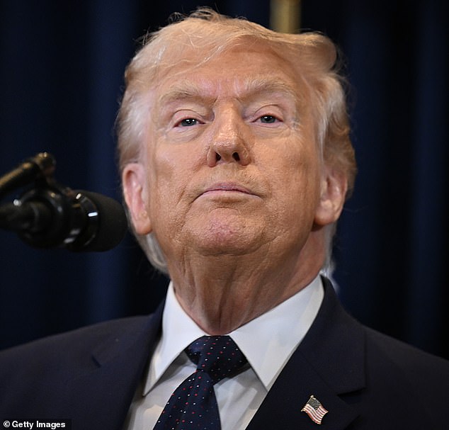 It came after Mr Jenrick, Reform's Treasury spokesman, earlier took a swipe at Donald Trump by criticising 'drawn-out wars in faraway places'