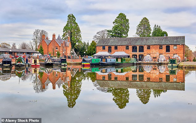 The Grand Union canal at Market Harborough. The town has a great selection of independent shops, upmarket chains and a market that has been going strong for more than 800 years