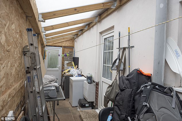 Ross spent £6,000 building a sheltered walkway on the side of their home October 2024 to give Victoria more freedom. But he has since been told to tear it down