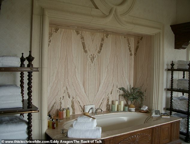 The plans show that Epstein's master bedroom takes up most of the first floor, where there were also two relatively small en-suite bedrooms and a fourth 'staff bedroom'