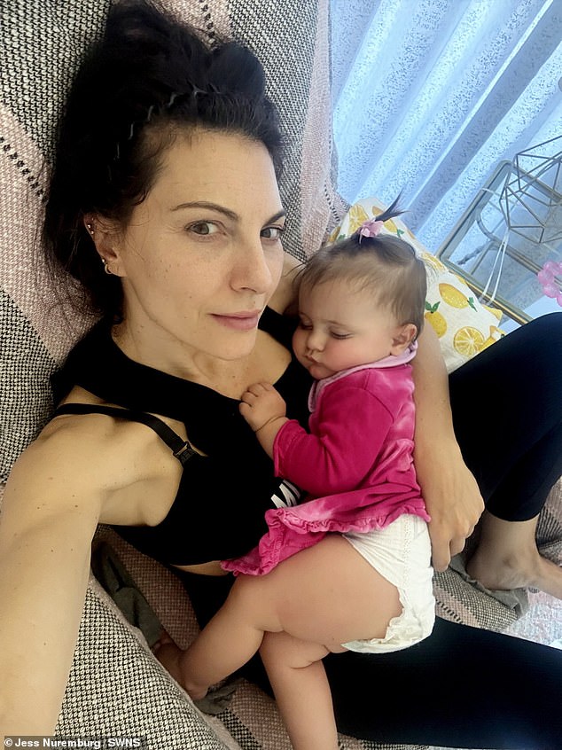 After six rounds of IVF, Jess was impregnated with an embryo fertilised with her chosen donor's sperm