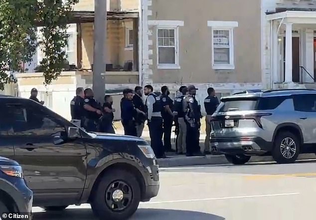 Authorities have urged people to avoid the 6200 block of Park Heights Avenue as they investigate the shooting