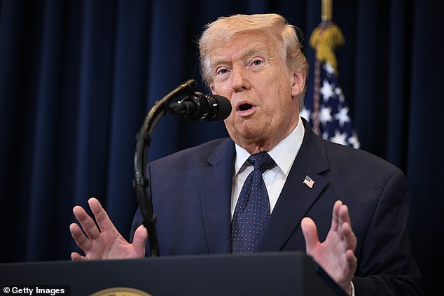 The FTSE 100 joined other global stock markets rallying today after Donald Trump suggested the military campaign in the Middle East is 'very complete'