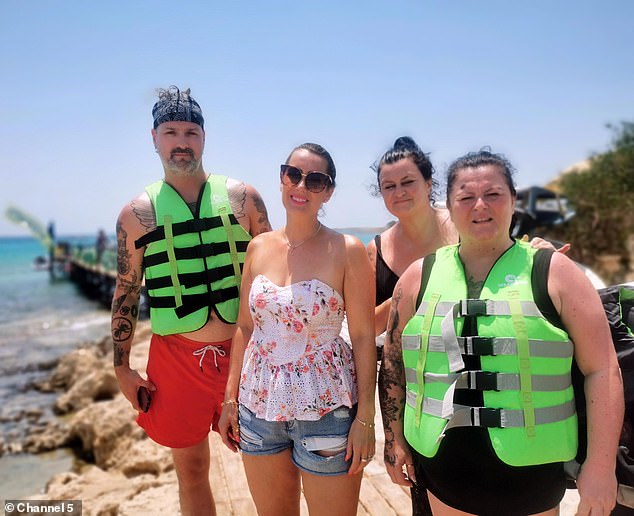 The pair from Essex, who usually don't think twice about splurging thousands on hotels, went on a typical 'Brits abroad' trip to Cyprus' party capital, swapping out deluxe suites and posh seafront dinners for a day out on a pirate boat (pictured) and 'dirty ¿7 kebabs'