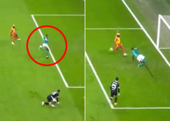 Ibrahima Konate in horror scorpion kick fail as officials rescue Liverpool star from gifting Galatasaray comical goal