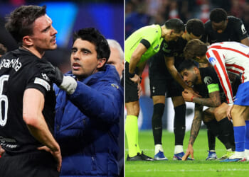 Tottenham facing ANOTHER crisis with key duo at risk of missing Liverpool game after horror head clash at Atletico