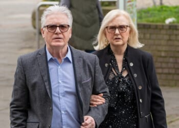 Couple, 70s, ‘throttled neighbour and slammed gate on his Jaguar in “messy” row over shared driveway’