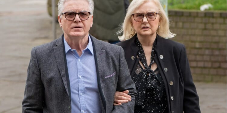 Couple, 70s, ‘throttled neighbour and slammed gate on his Jaguar in “messy” row over shared driveway’