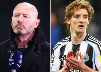'Maybe I'm old school' - Newcastle legend Alan Shearer slams Anthony Gordon for Barcelona bench decision after illness