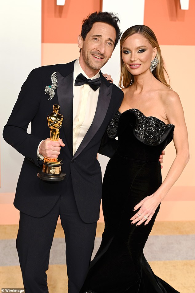 Chapman started dating Brody in 2019 and he has since become a fatherhood to her and Weinstein's children; the couple seen in 2025